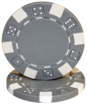 Image de 12805-"Dice" roll of 50 pcs  (11,5gr) - Gray