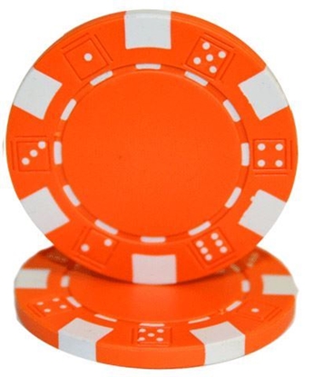 Picture of 12804-"Dice" roll of 50 pcs  (11,5gr) - Orange