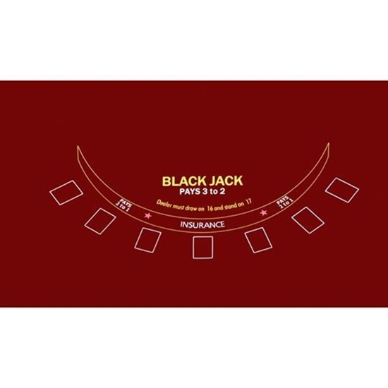 Image sur Tapis de blackjack - sérigraphie