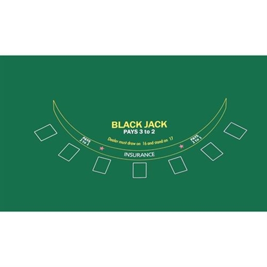 Image sur Tapis de blackjack - sérigraphie