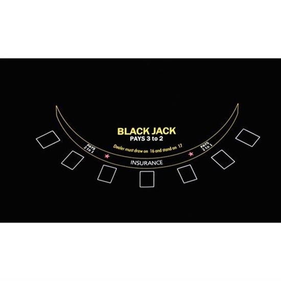 Image sur Tapis de blackjack - sérigraphie