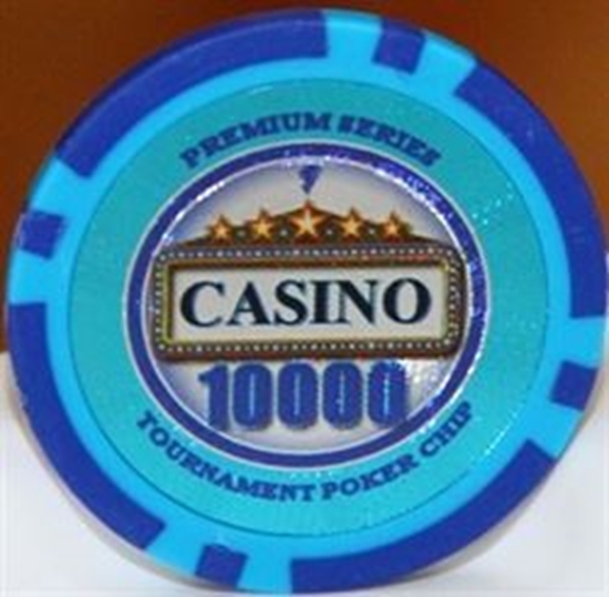 Image sur Jetons de poker série CASINO 14gr - Valeur de $10.000 (VRAC)