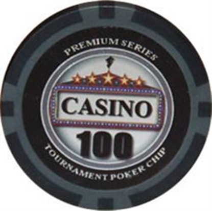Picture of 12886 -Poker chips CASINO series 14gr - Value of $100 (VRAC)
