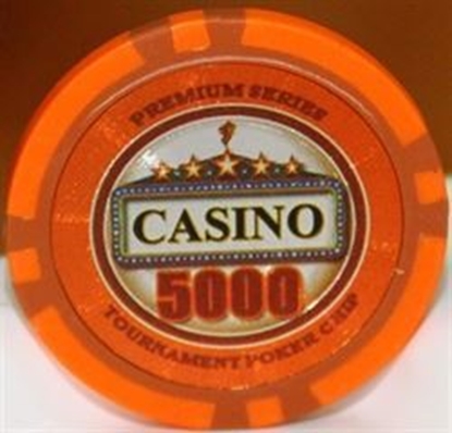 Image de Jetons de poker série CASINO 14gr - Valeur de $5000 (VRAC)