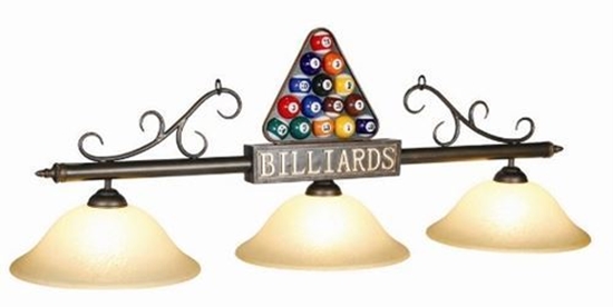 Image sur LAMPE DE BILLARD -BALLS&RACK