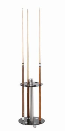 Picture of BRM226-POOL CUE STAND-BLACK AND STAINLESS