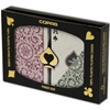 Image sur Paquet double Copag 100% plastique - Bourgogne & Vert- Poker - Index régulier