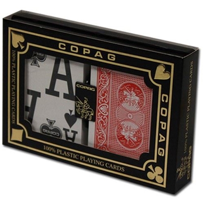 Picture of 11235 DuoPack Copag   ELITE POKER     MAGNUM      BLUE/RED