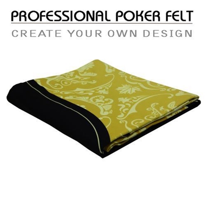 Picture of 17701P - Custom Professional UltraTek gaming suede poker felt