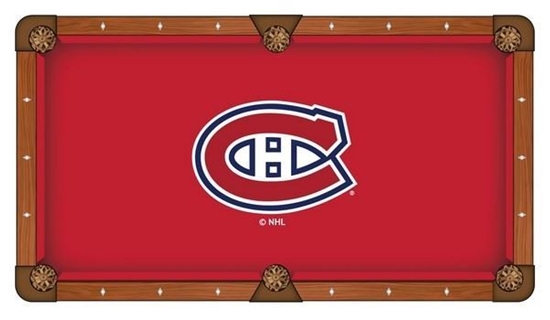 Tapis de billard Canadiens de Montréal LNH 4 x 8