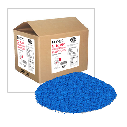 Image de Barbe à papa Fil bleu framboise Vrac 50 lb