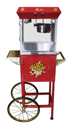 Picture of L3-71100-Golden Popcorn machine of 4oz. with cart USED