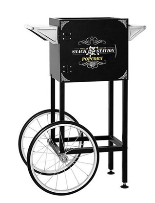 Picture of 71610 - Popcorn machine cart for 8oz machine BLACK Snack Station