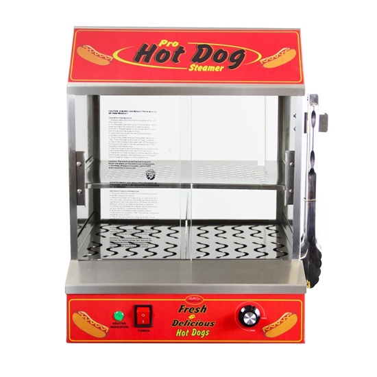 Image sur 77300 *Nouvelle* Machine à hot-dogs vapeurs BullsEye