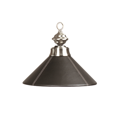 Picture of B14-LTHR BLK | 14" LTHR BLK SINGLE PENDANT