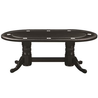 Image de  TABLE DE JEU TEXAS HOLD’EM 84" NOIRE