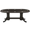 Picture of GTBL84 WT BLK | 84" TEXAS HOLD'EM GAME TABLE WITH DINING TOP- BLACK
