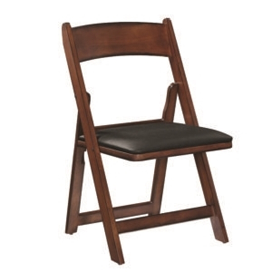 Image sur CHAISE DE JEU PLIANTE EN BOIS - MARRON