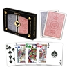 Image sur Paquet double Copag 100% plastique - 4 couleurs Euro - Poker - Index régulier