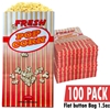 Image sur Paquet de 100 sacs vides à maïs soufflé 1.5oz avec Fond plat