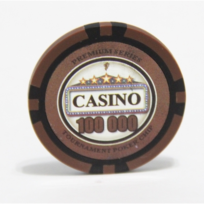 Image de Jetons de poker série CASINO 14gr - Valeur de $100 000 (VRAC)