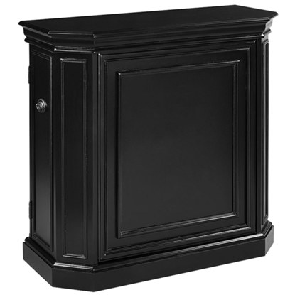 Picture of BRCB1 BLK | BAR CABINET W/ SPINDLE - BLACK