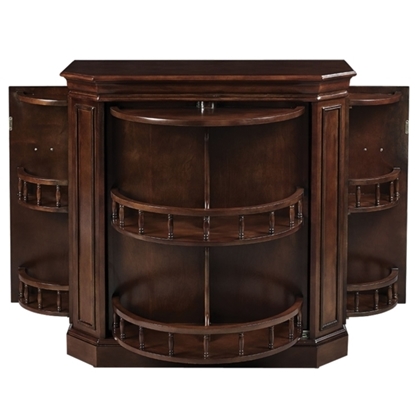 Picture of BRCB1 CAP | BAR CABINET W/ SPINDLE - CAPPUCCINO