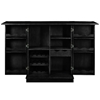 Picture of BRCB3 BLK | PORTABLE FOLDING BAR CABINET-BLACK