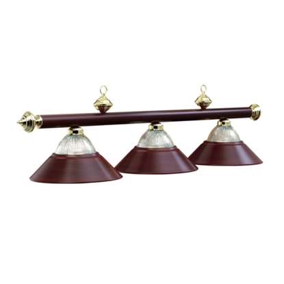 Picture of B48-RIB BG | 3 LT-54" BILLIARD LIGHT-BURGANDY