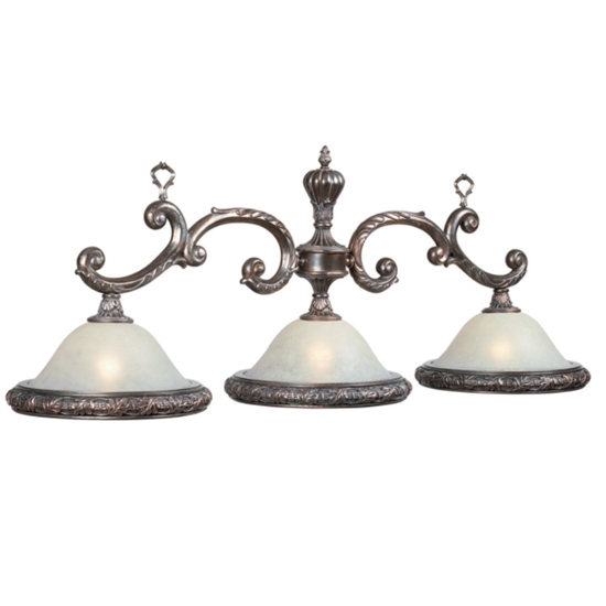 Image sur LAMPE DE BILLARD TRADITIONNELLE TRIPLE 55'