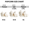 Image sur 70140 Bullseye popporn 10 lbs Platinum  Bulk kerneils