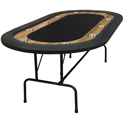 Picture of Supreme poker table 84'' with folding legs BLACK