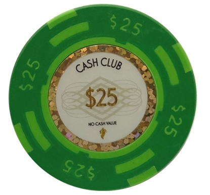 Image de Jetons série CASH CLUB 14gr - Valeur de $25 (VRAC)