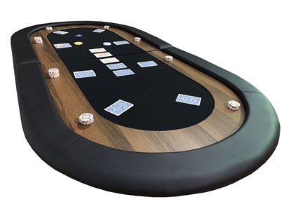 Image de Dessus de table rectangulaire pour accueillir jusqu'à 8 joueurs. 