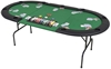 Image sur Table de poker ovale 3 section  42''x 84'' Assemblage  requis