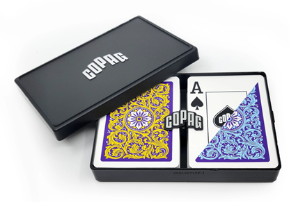 Picture of 11243 Copag Neoteric     POKER     JUMBO           PURPLE /YELLOW