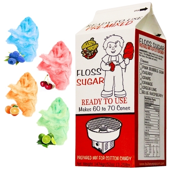 Image sur Boîte de mélange de fête de 4 x 3,25 lb de barbe à papa