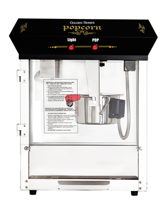 Image de Machine à popcorn Golden 4 oz de table Rouge 