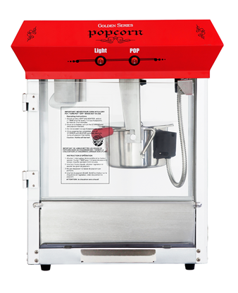 Image de Machine à popcorn Golden 4 oz de table Rouge