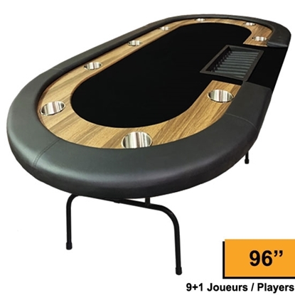 Image de Table de poker Dealer 96'' Série Suprême
