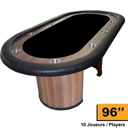 Image de Table de poker Ovale 96'' Série Suprême