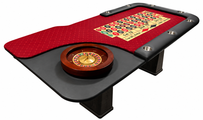 Custom casino grade professional roulette table by GameRoomDepot