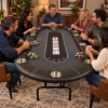 16604 Poker table Legacy series 84''  - 10 players  Black - Special Edition