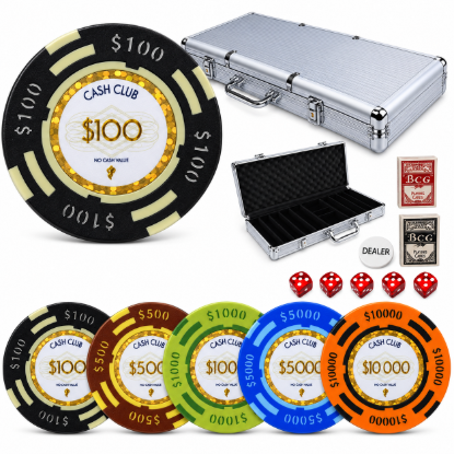 Cash Club 500 pcs poker chips set 14gr